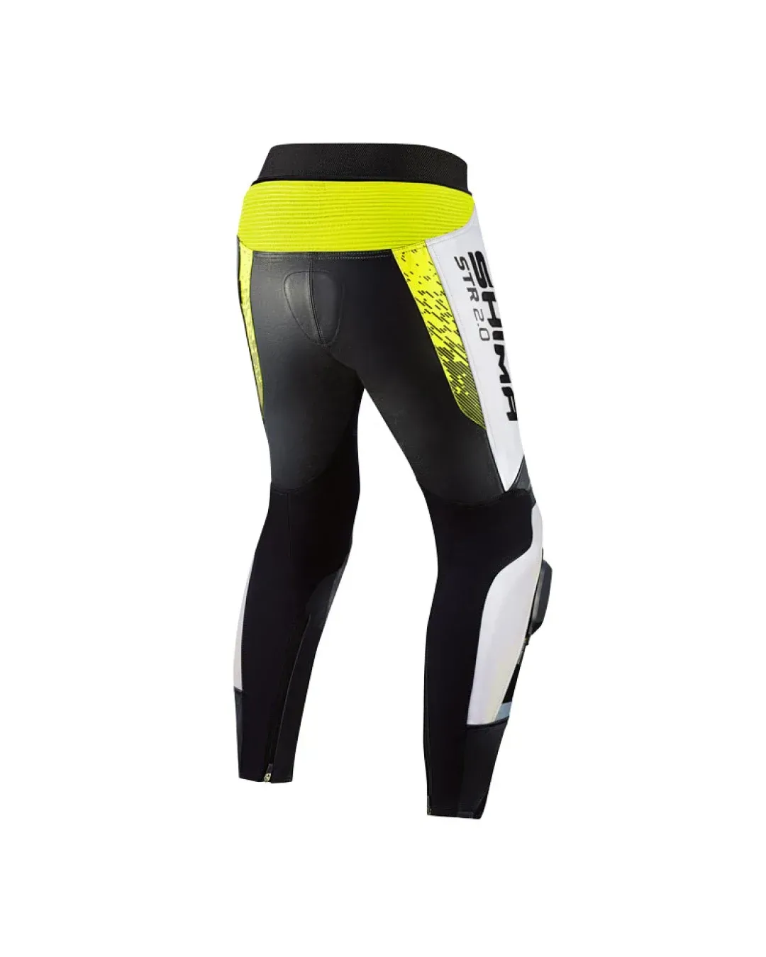 Кожен мото панталон SHIMA STR 2.0 FLUO