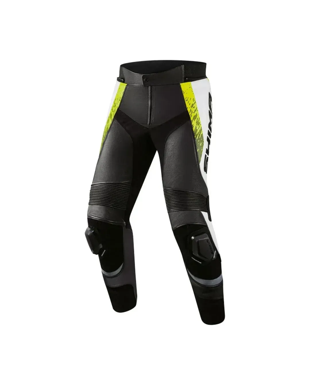Кожен мото панталон SHIMA STR 2.0 FLUO