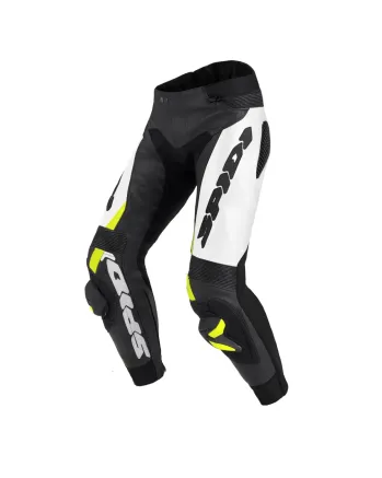 Кожен панталон SPIDI RR PRO WARRIOR BLACK/FLUO