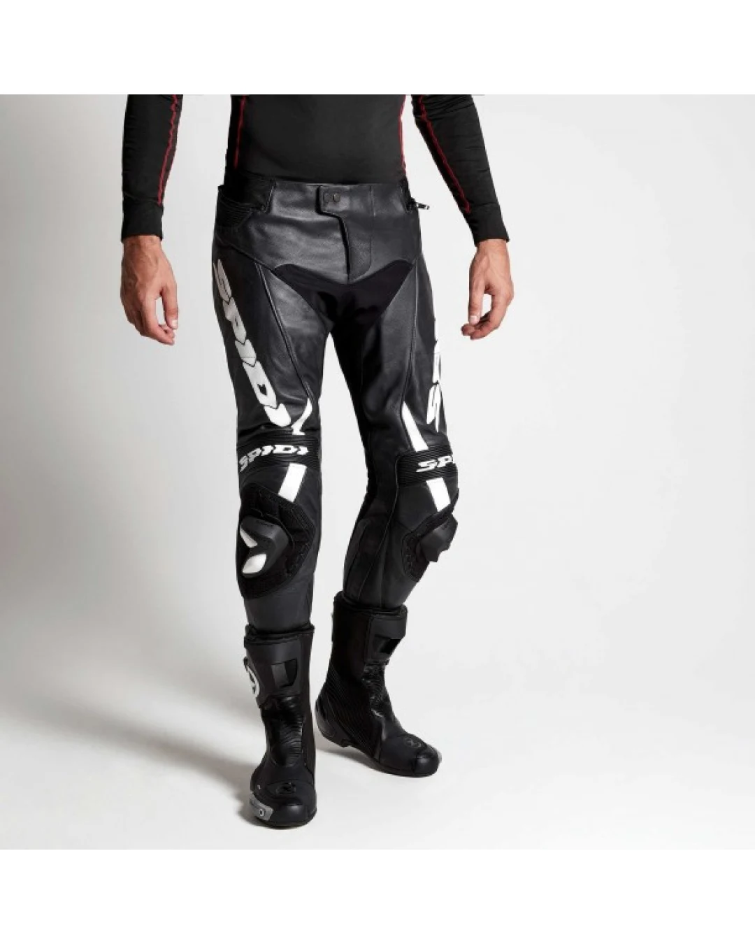 Кожен панталон SPIDI RR PRO WARRIOR BLACK/WHITE