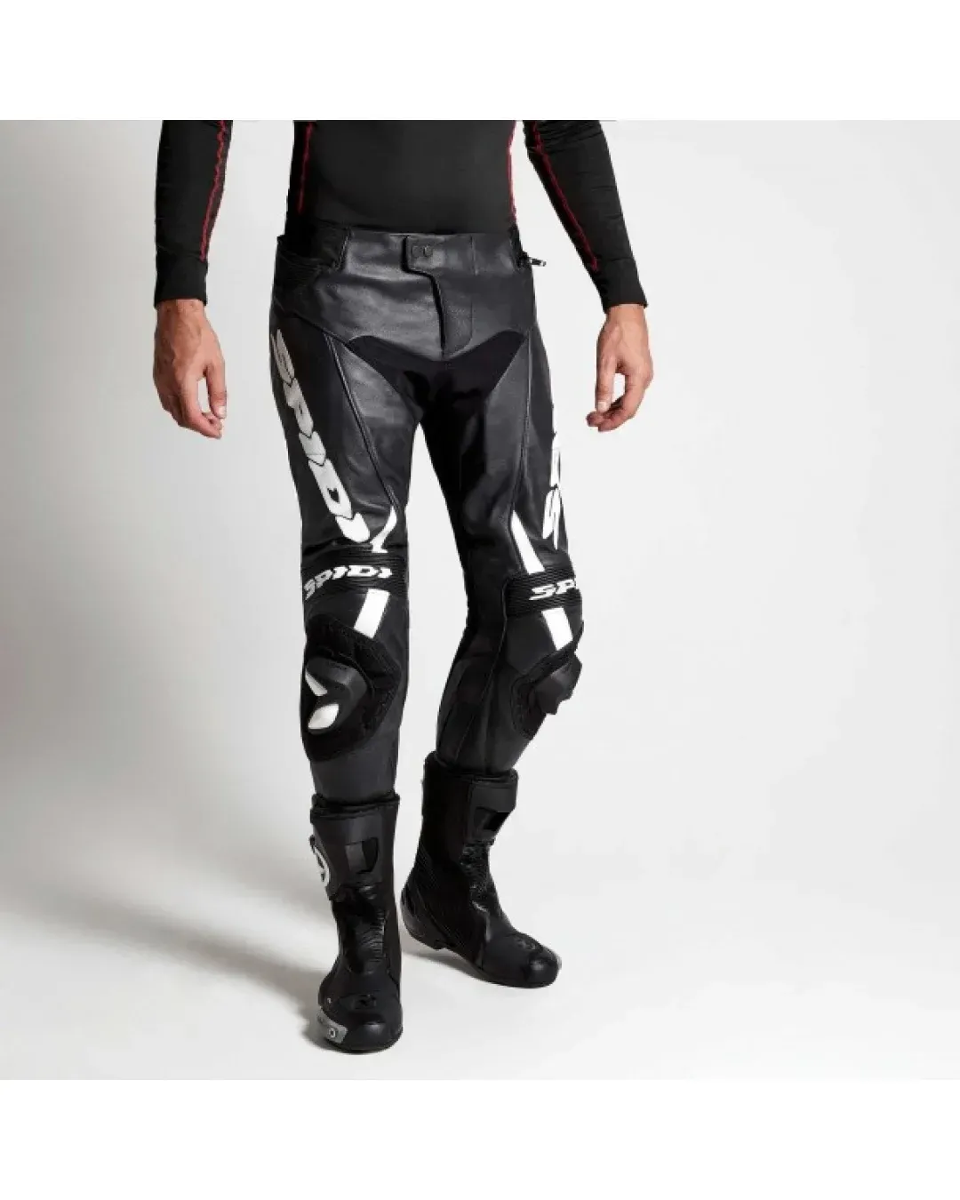 Кожен панталон SPIDI RR PRO WARRIOR BLACK/WHITE