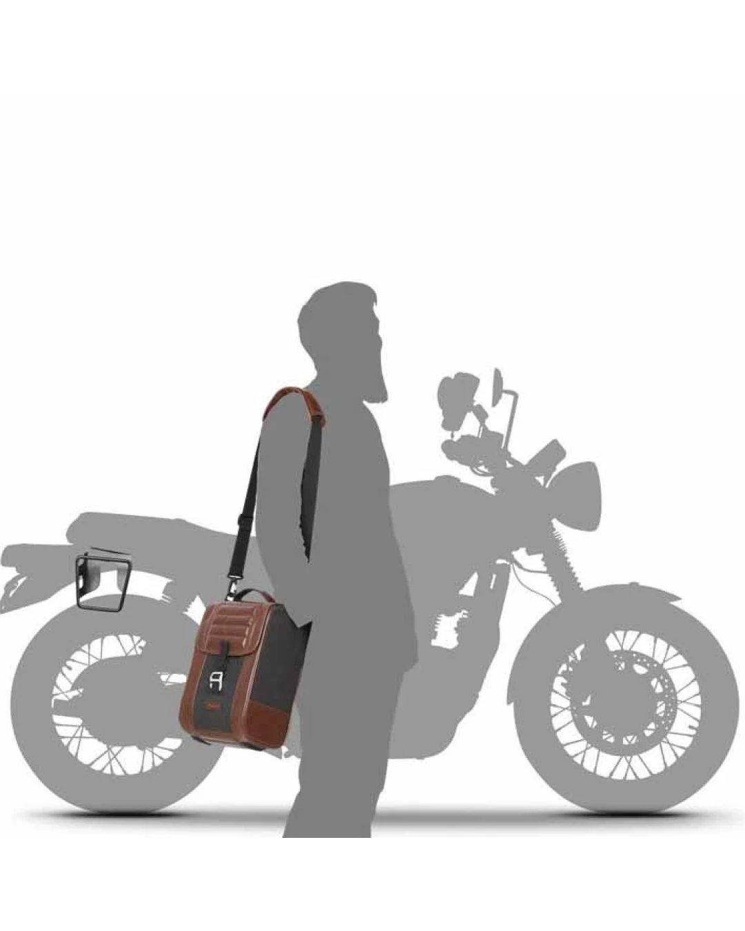 Кожена дисага SHAD SR38 Cafe Racer