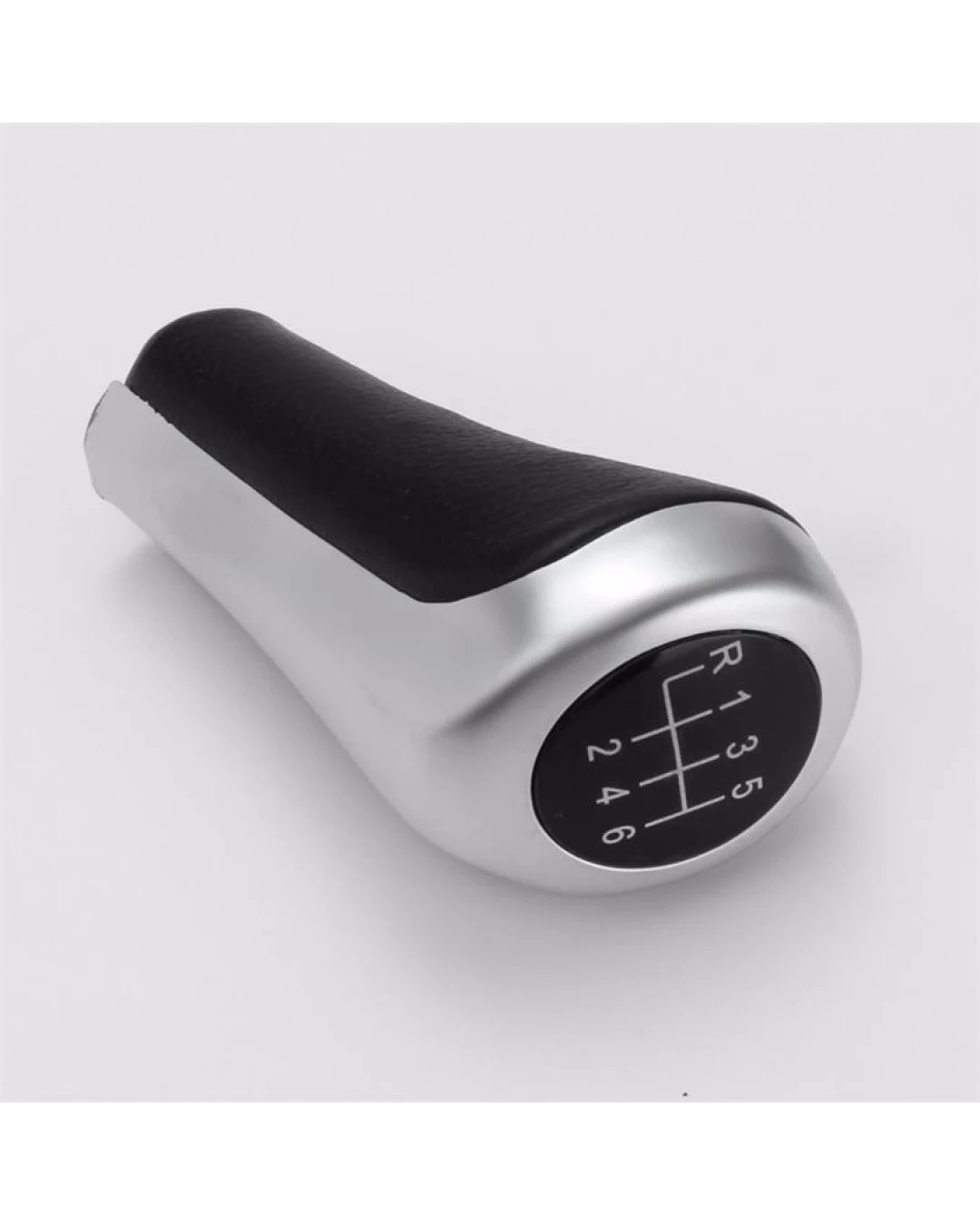 Kожена Хром Tопка Скоростен Лост За BMW E30 E36 E46 E39 E38 E32 E34, 6 Скорости + Задна