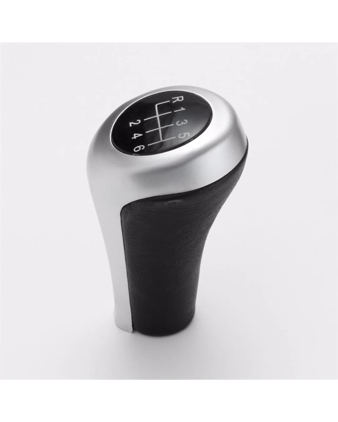 Kожена Хром Tопка Скоростен Лост За BMW E30 E36 E46 E39 E38 E32 E34, 6 Скорости + Задна