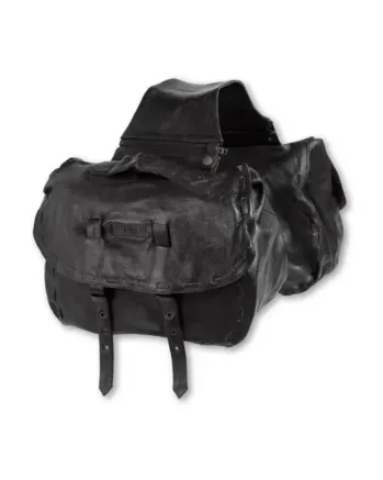 Кожени дисаги за мотор A-PRO CHOPPER BLACK