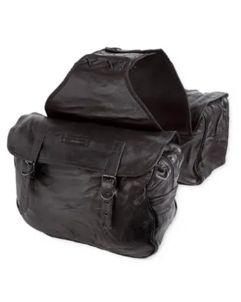 Кожени дисаги за мотор A-PRO SPIRIT BLACK