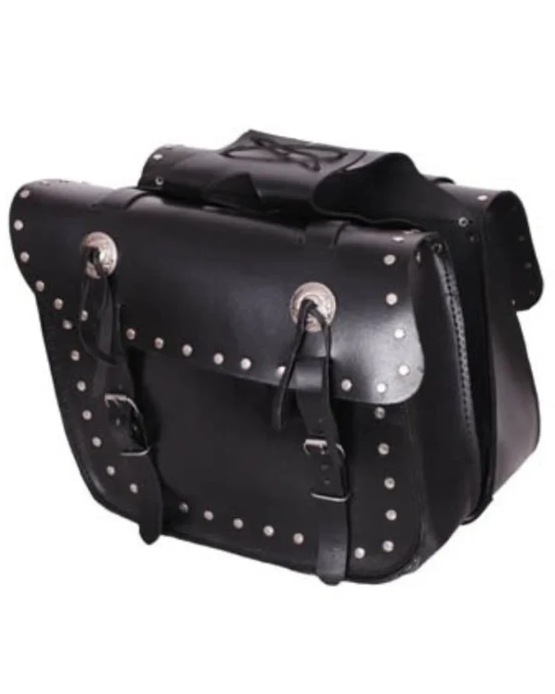 Кожени дисаги за мотор ADRENALINE STUDS BLACK