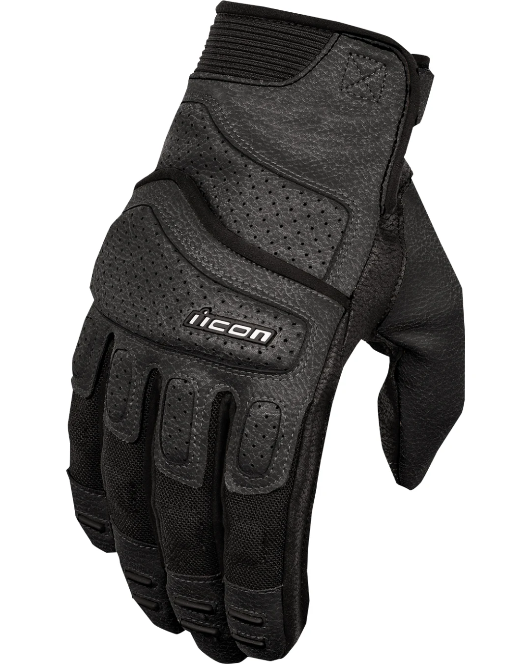 Кожени мото ръкавици ICON SUPERDUTY3 - BLACK