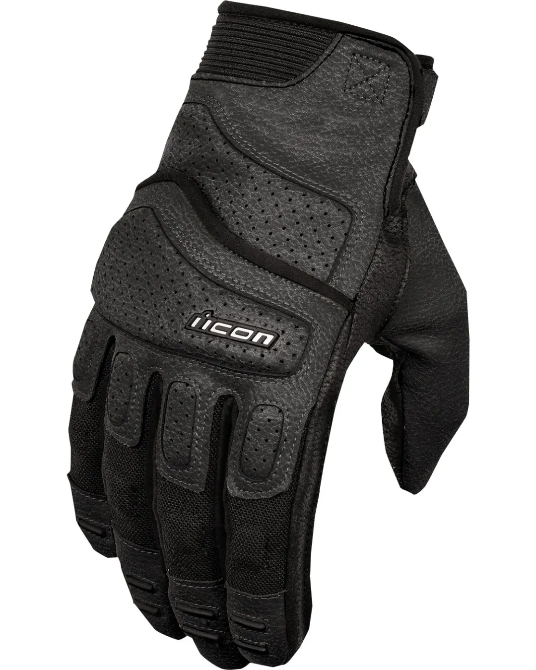 Кожени мото ръкавици ICON SUPERDUTY3 - BLACK