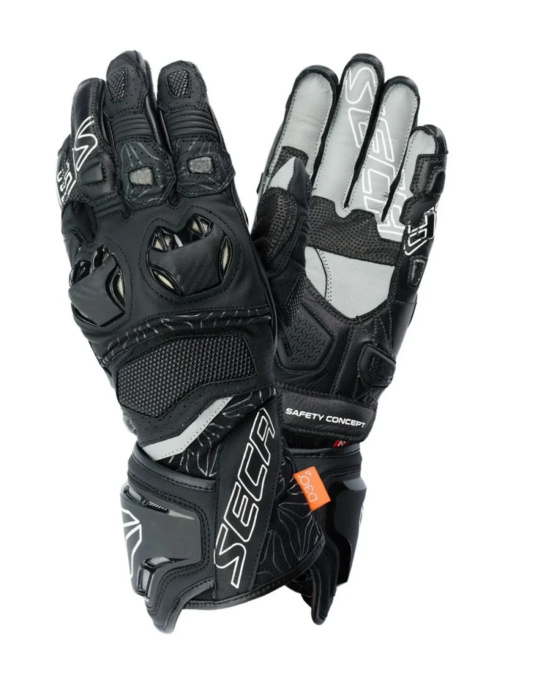 Кожени мото ръкавици SECA UKEMI PRO BLACK