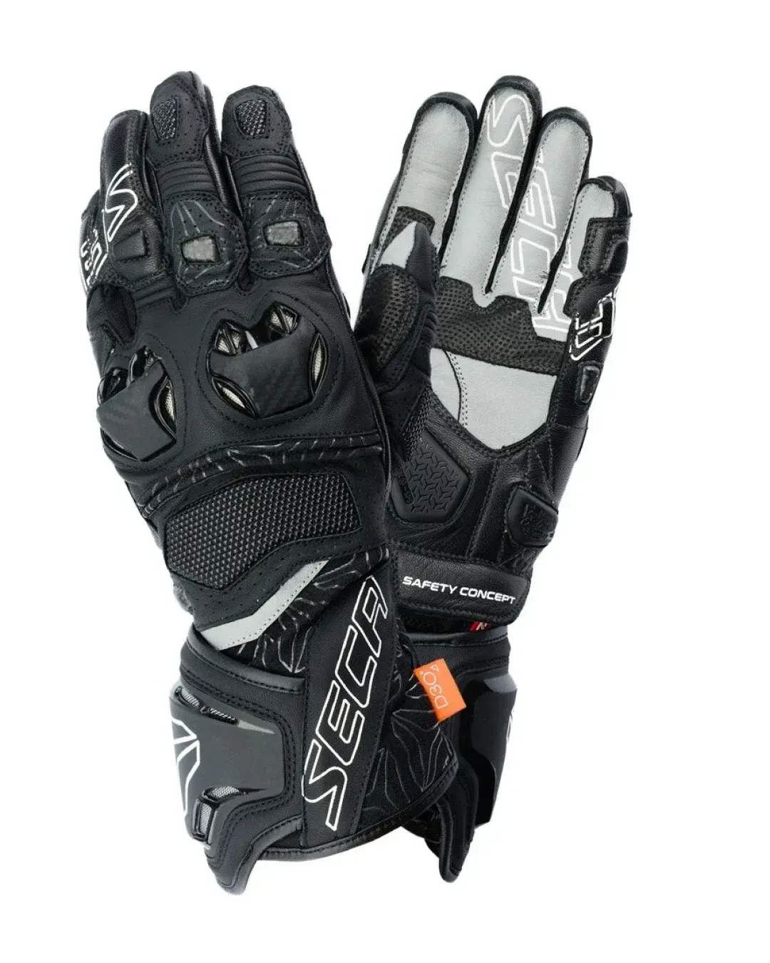 Кожени мото ръкавици SECA UKEMI PRO BLACK