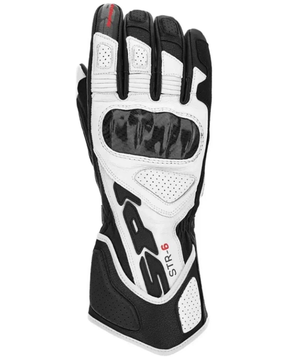 Кожени мото ръкавици SPIDI STR-6 Black/White