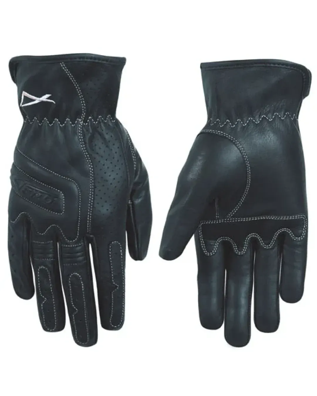 Кожени ръкавици A-PRO ROADER - BLACK