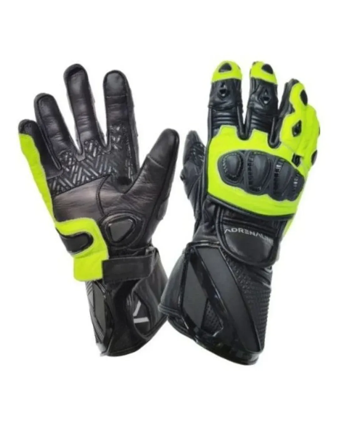 Кожени ръкавици ADRENALINE LYNX SPORT BLACK/FLUO