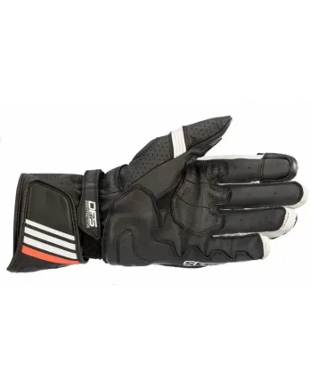 КОЖЕНИ РЪКАВИЦИ ALPINESTARS GP PLUS R V2 BLACK/WHITE