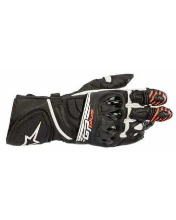 КОЖЕНИ РЪКАВИЦИ ALPINESTARS GP PLUS R V2 BLACK/WHITE