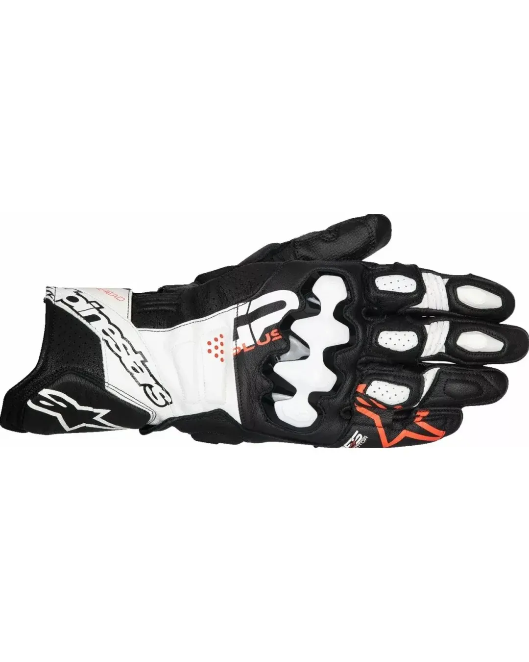 Кожени ръкавици ALPINESTARS GP+ R V3 LTHR BK/WT/RD
