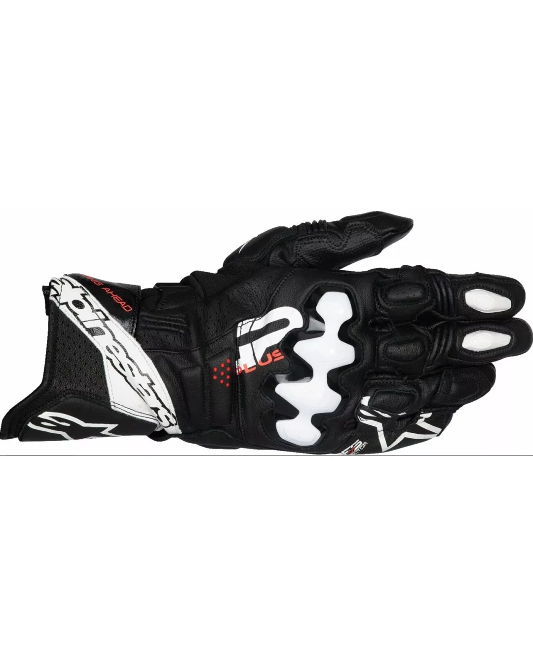 Кожени ръкавици ALPINESTARS GP+ R V3 LTHR BLK/WHT