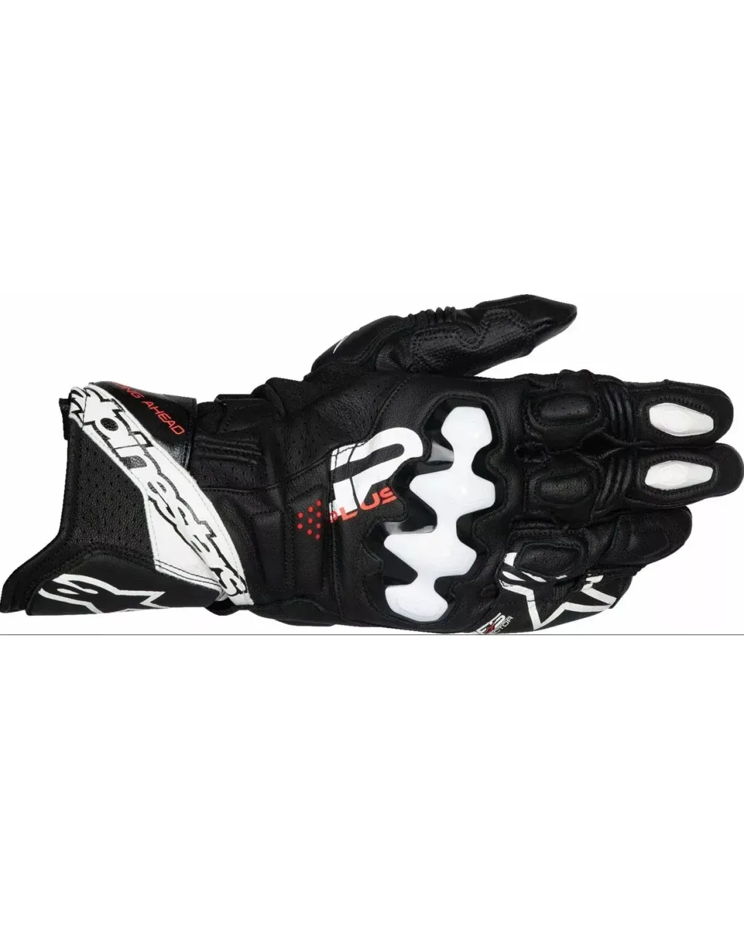 Кожени ръкавици ALPINESTARS GP+ R V3 LTHR BLK/WHT
