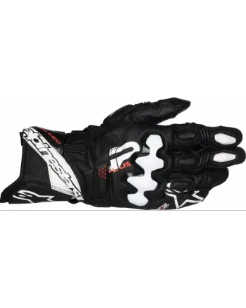 Кожени ръкавици ALPINESTARS GP+ R V3 LTHR BLK/WHT