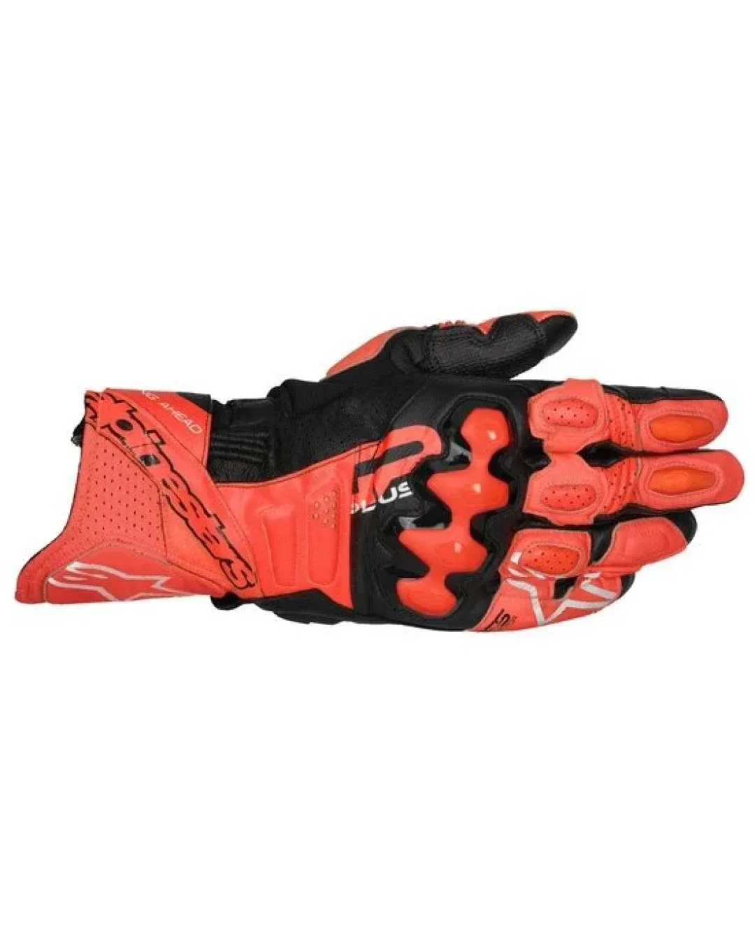 Кожени ръкавици ALPINESTARS GP+ R V3 LTHR RED Fluo