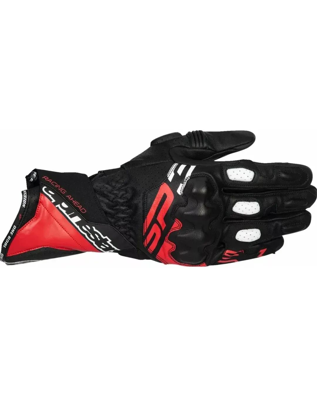 КОЖЕНИ РЪКАВИЦИ ALPINESTARS SP-3 BLK/BRT RD/WHT