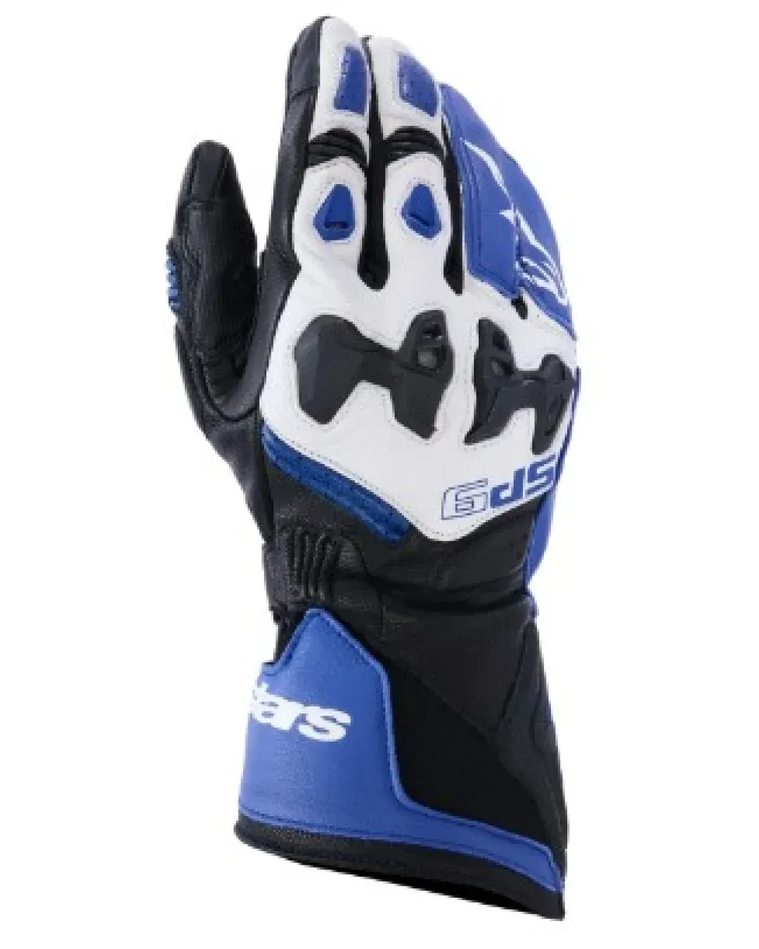 Кожени ръкавици ALPINESTARS SP-9 BLUE/NAVY/WHITE