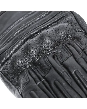 Кожени ръкавици BLACK BIKE CAFE PERFORATED