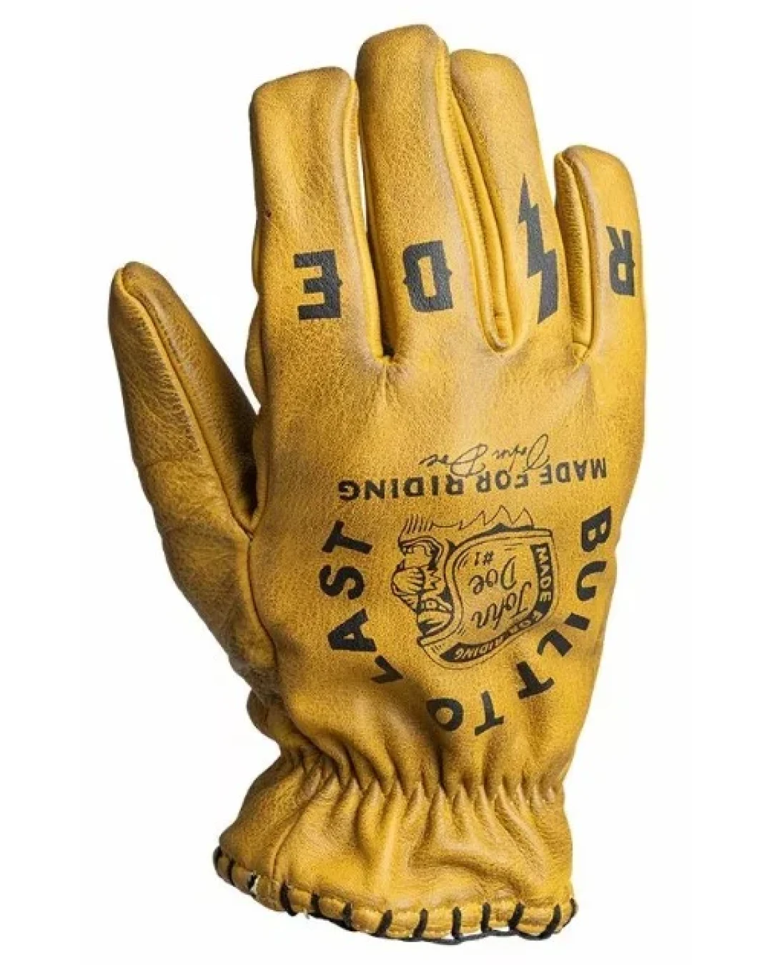Кожени ръкавици JOHN DOE COYOTE LEATHER YELLOW/BLACK