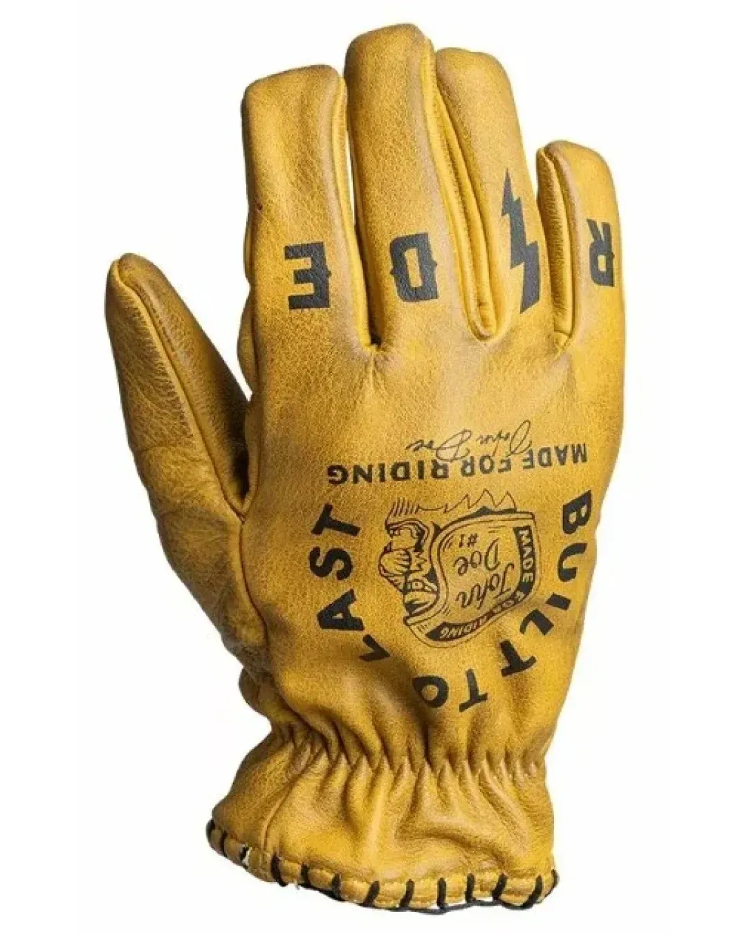 Кожени ръкавици JOHN DOE COYOTE LEATHER YELLOW/BLACK