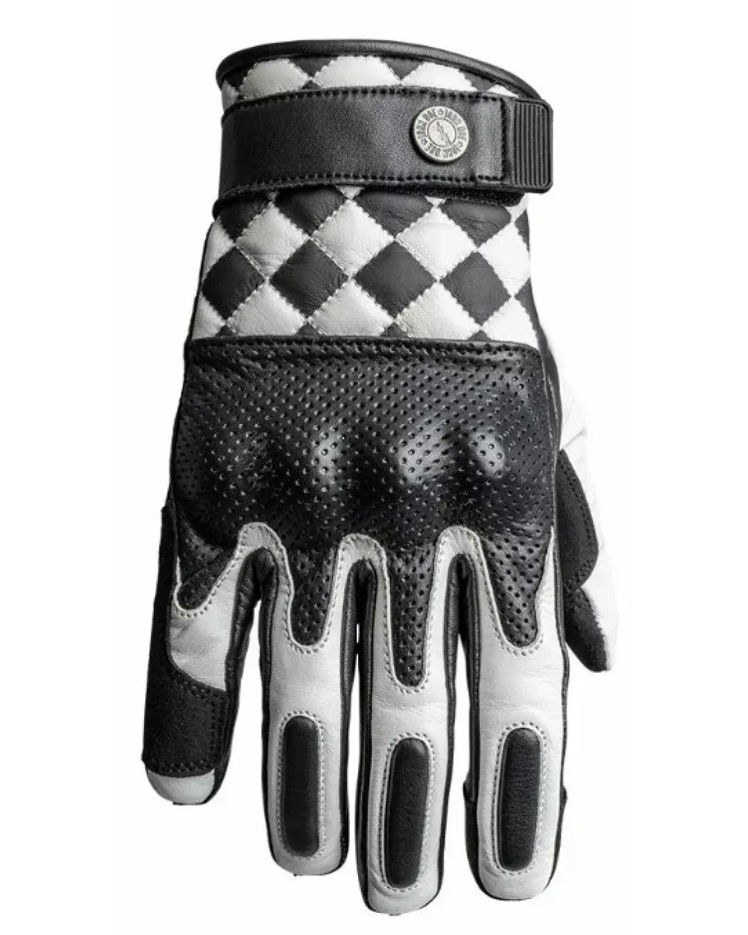 Кожени ръкавици JOHN DOE TRACKER RACE WHITE/BLACK