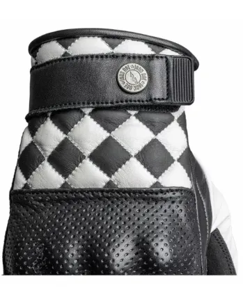 Кожени ръкавици JOHN DOE TRACKER RACE WHITE/BLACK