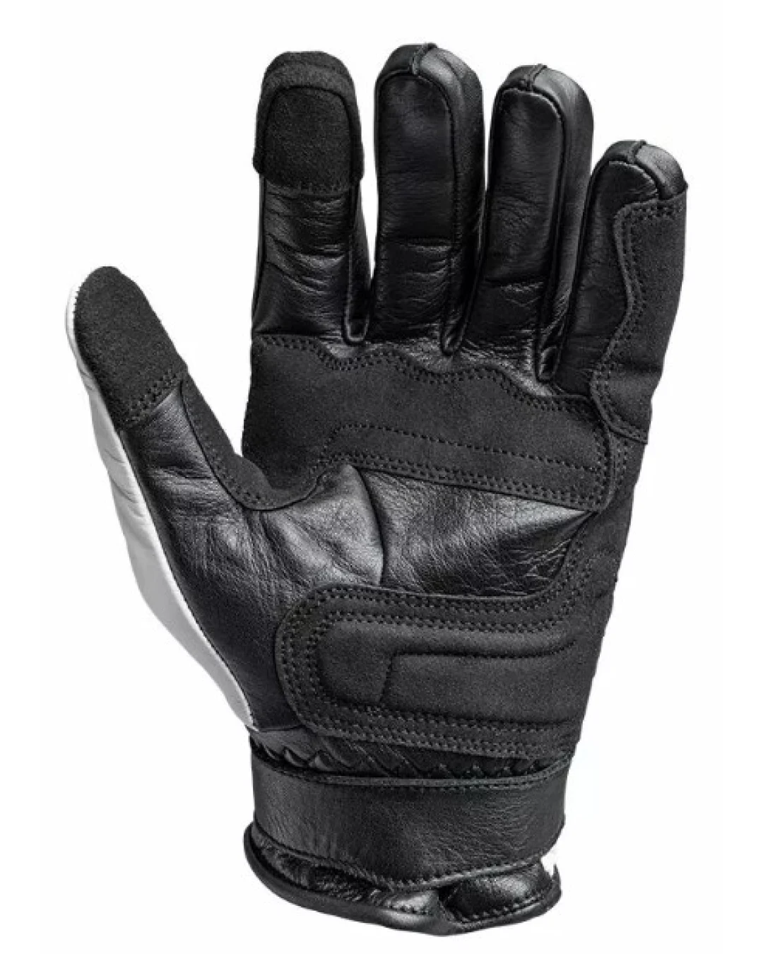 Кожени ръкавици JOHN DOE TRACKER RACE WHITE/BLACK
