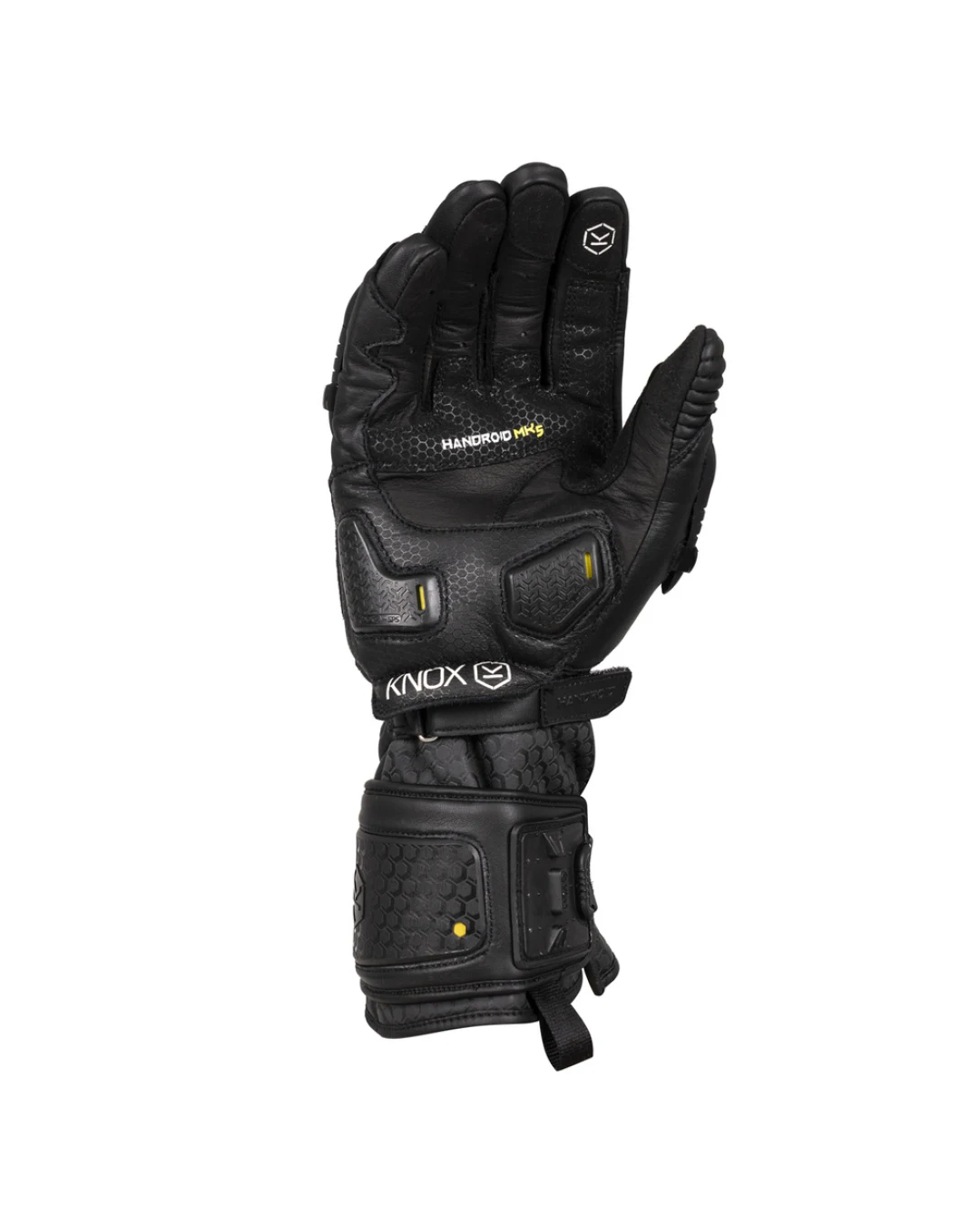 Кожени ръкавици KNOX Handroid All Black Mk5