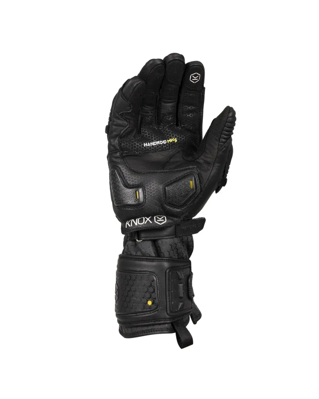 Кожени ръкавици KNOX Handroid All Black Mk5