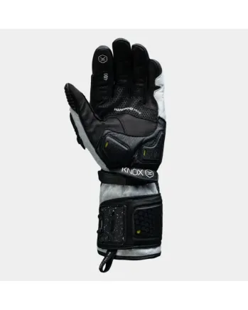 Кожени ръкавици KNOX Handroid Mk5 BLACK/WHITE LIMITED