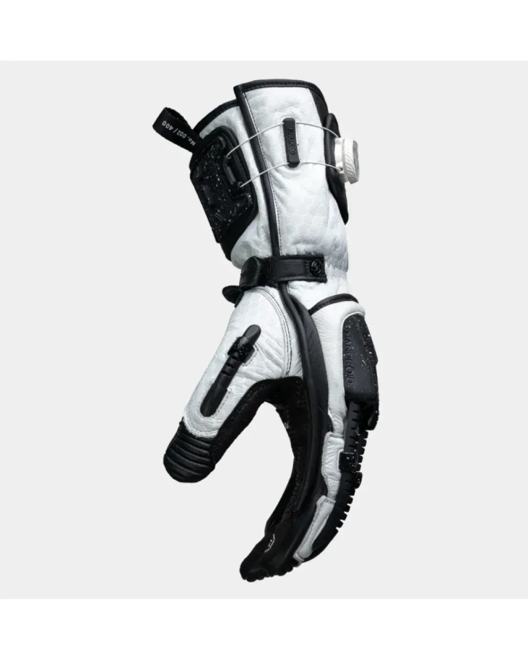 Кожени ръкавици KNOX Handroid Mk5 BLACK/WHITE LIMITED
