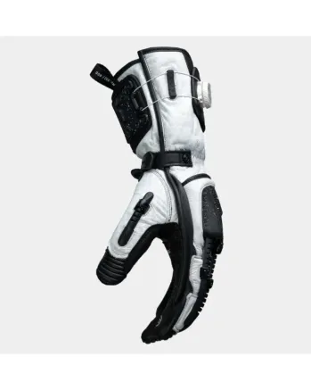 Кожени ръкавици KNOX Handroid Mk5 BLACK/WHITE LIMITED