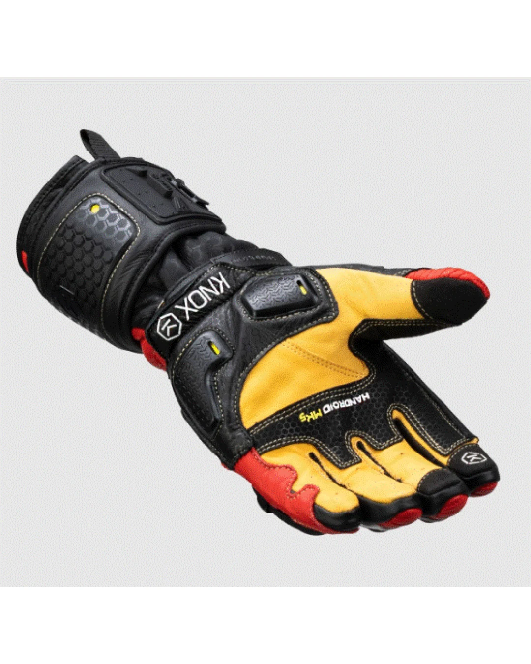 Кожени ръкавици KNOX Handroid MK5 RED