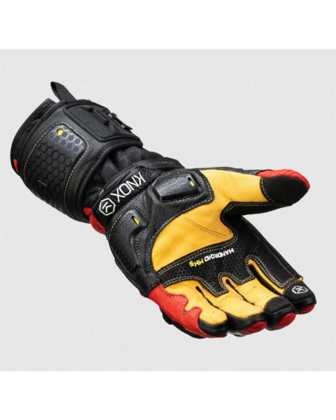 Кожени ръкавици KNOX Handroid MK5 RED