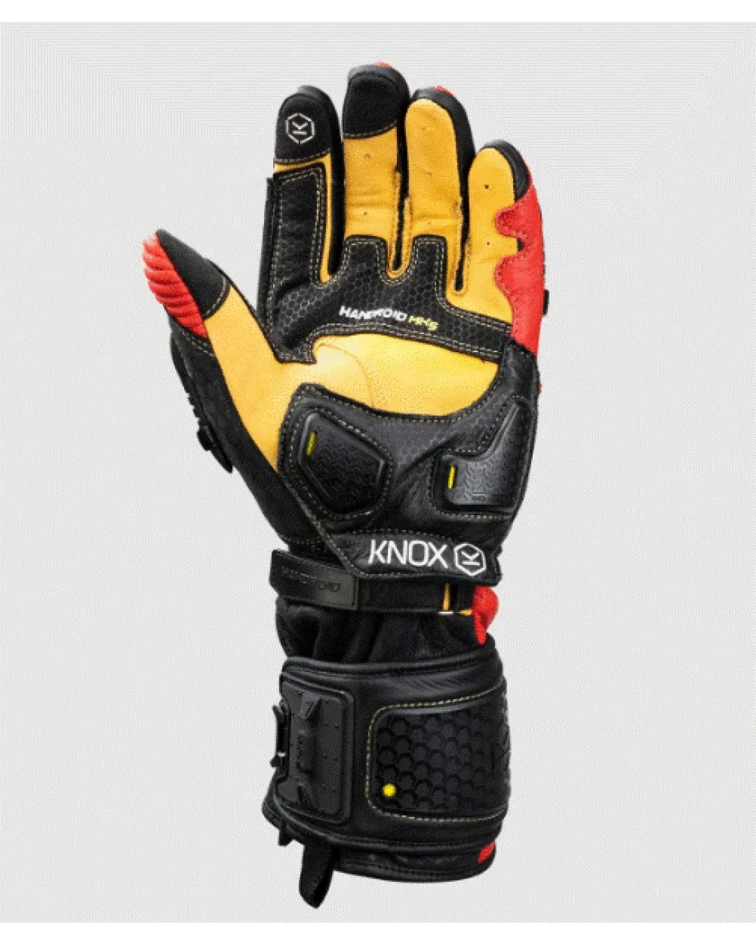 Кожени ръкавици KNOX Handroid MK5 RED
