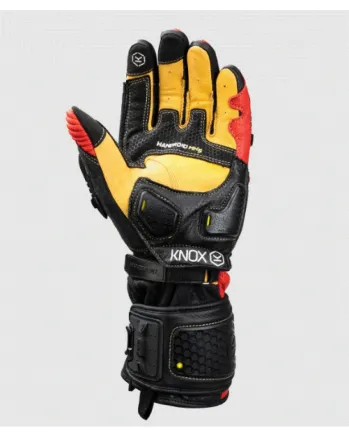 Кожени ръкавици KNOX Handroid MK5 RED