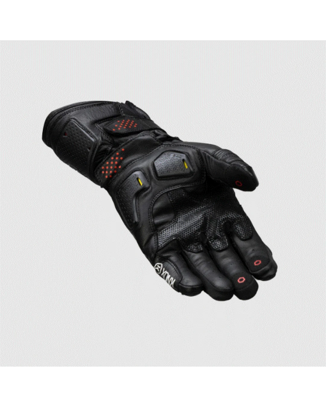 Кожени ръкавици KNOX Oulton MK2 – Black/Red