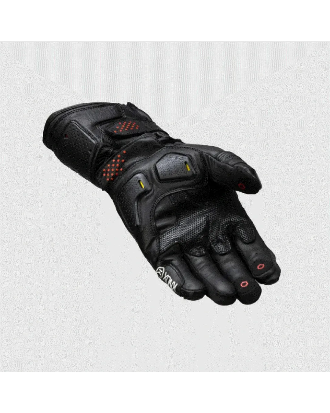 Кожени ръкавици KNOX Oulton MK2 – Black/Red