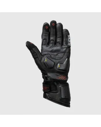 Кожени ръкавици KNOX Oulton MK2 – Black/Red