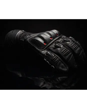 Кожени ръкавици KNOX Oulton MK2 – Black/Red