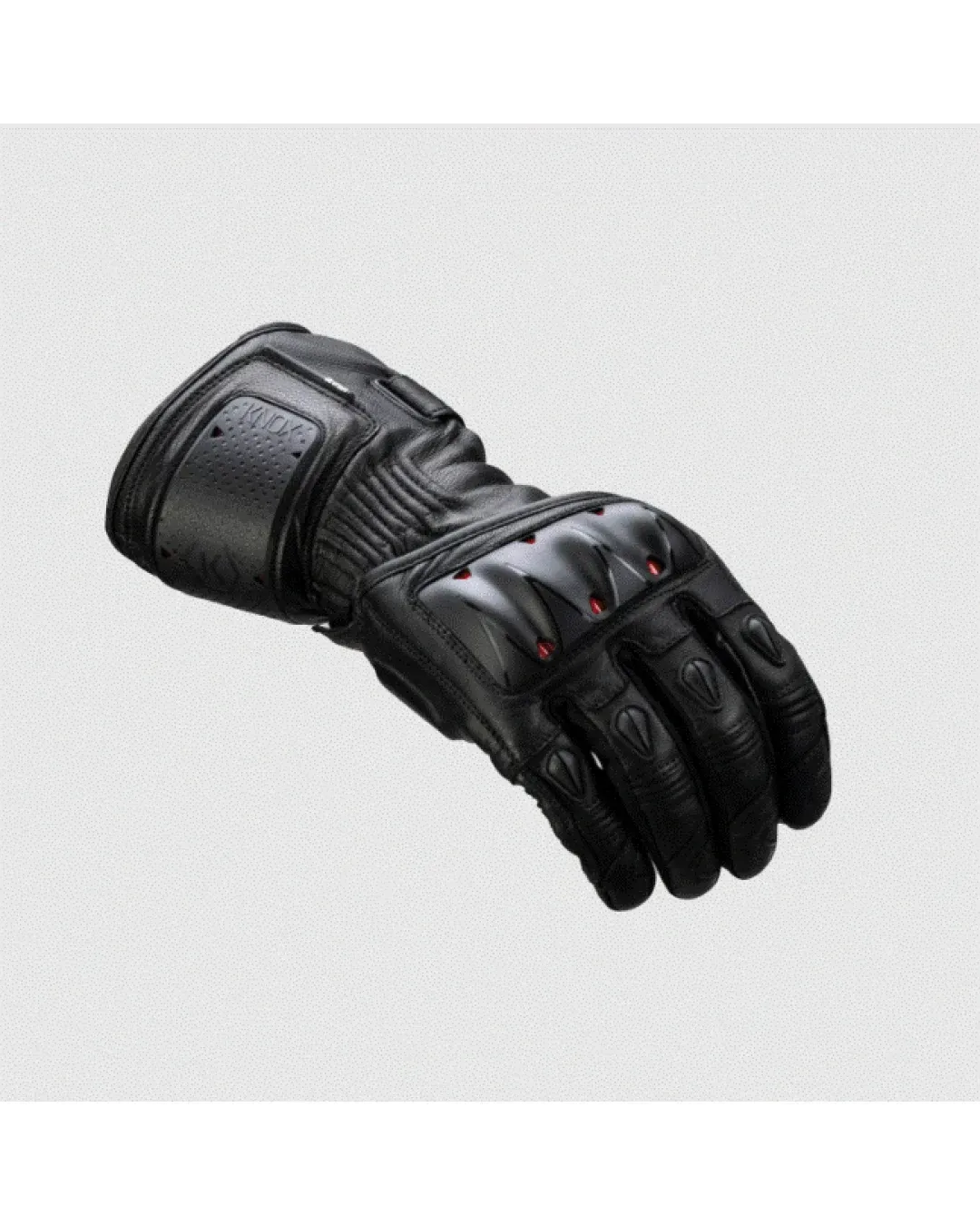 Кожени ръкавици KNOX Oulton MK2 – Black/Red
