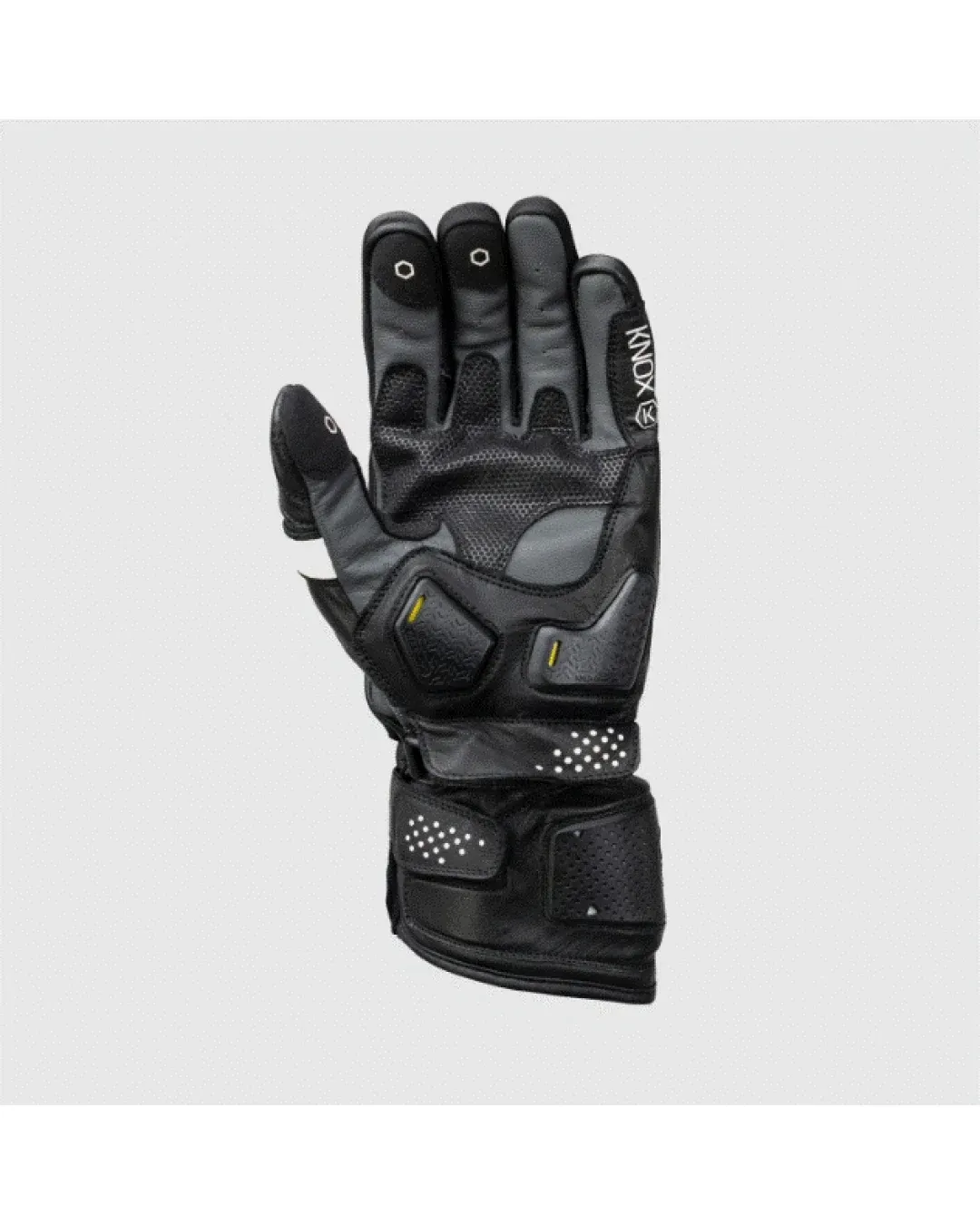 Кожени ръкавици KNOX Oulton MK2 – Black/White