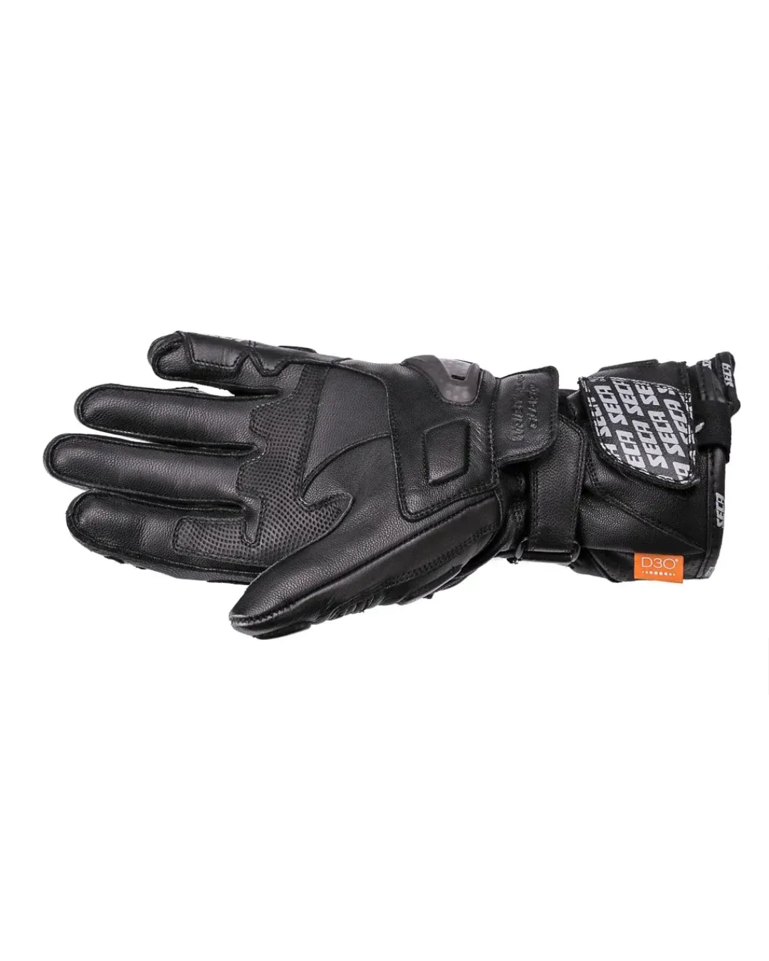 Кожени ръкавици SECA TRACKDAY BLACK