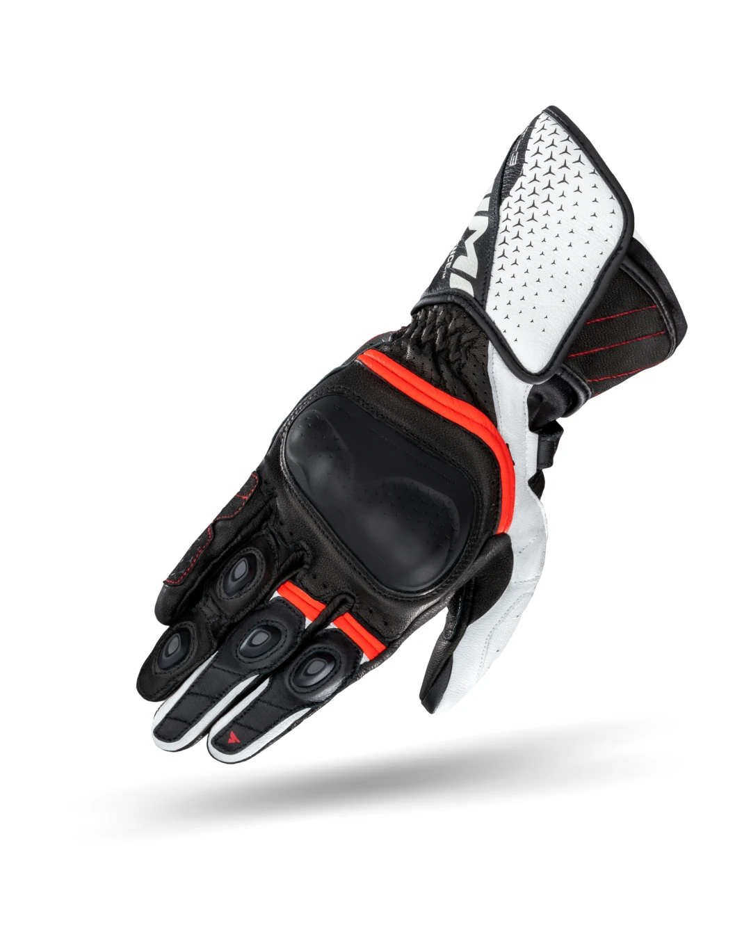 Кожени ръкавици SHIMA ST-3 WHITE/RED
